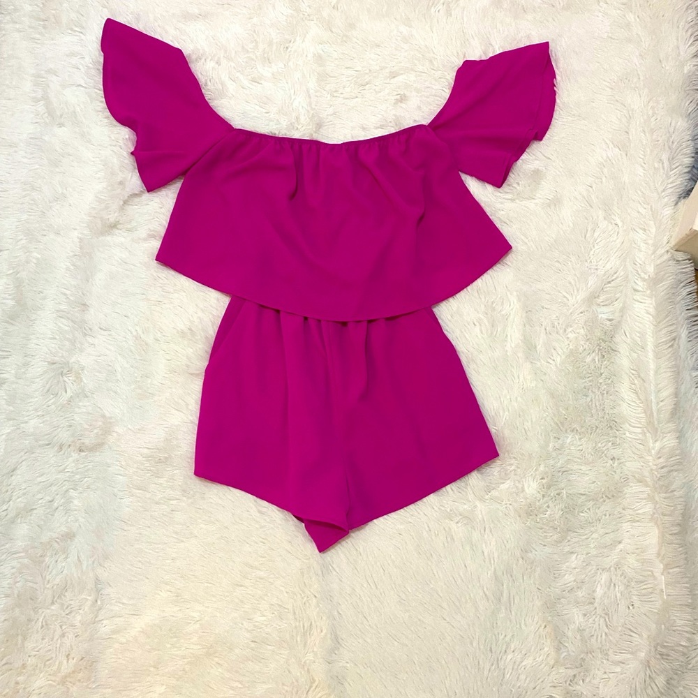 Off the shoulder Romper